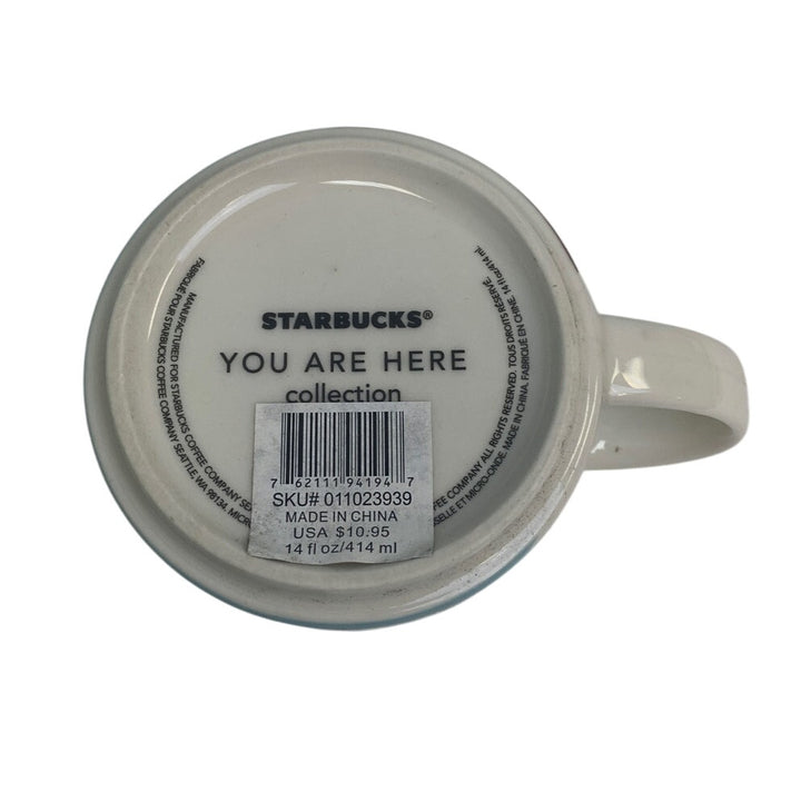 2015 New Starbucks You Are Here Collection Orange County 14oz Ceramic Coffee Mug