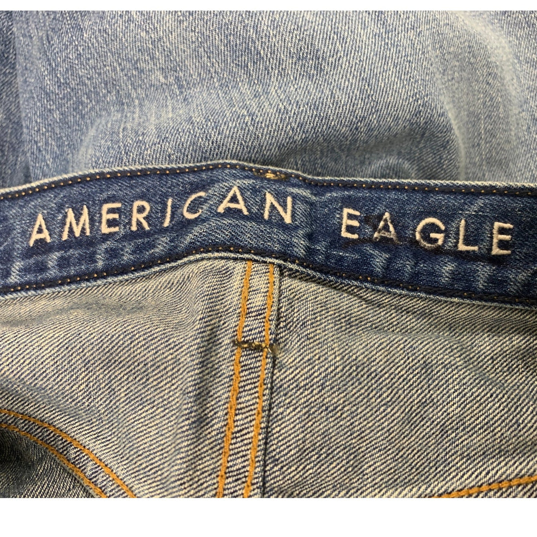 New American Eagle Mens 29X30 Cotton Blend Athletic Loose Denim Blue Jeans