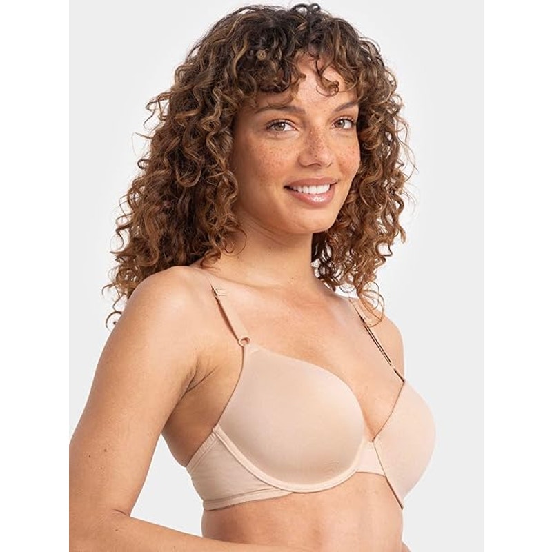 New 3-Pack Fruit of the Loom Womens 42C Smooth Cotton Underwire T-Shirt Bras