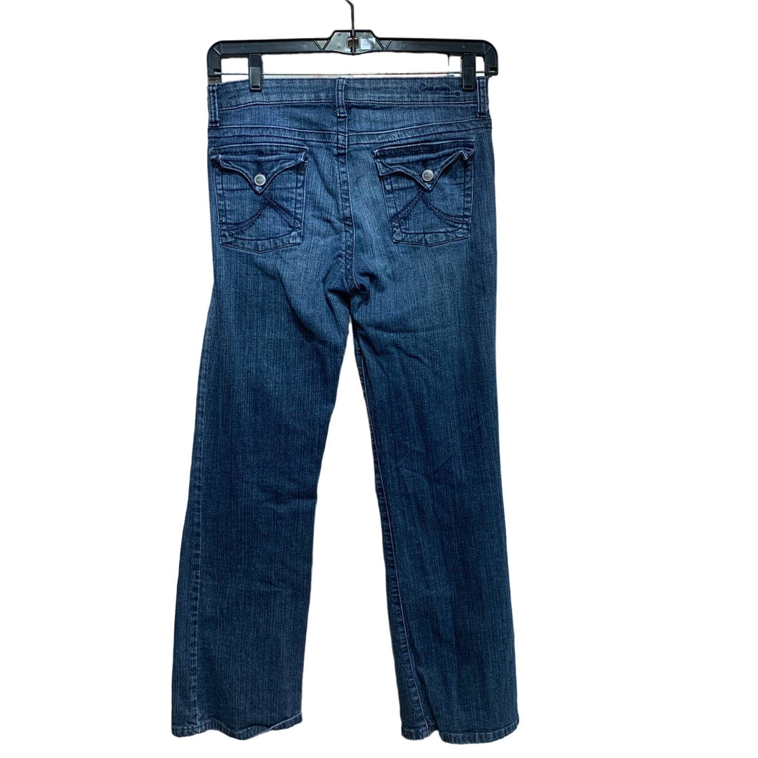 Common Genes Womens Size 8 Classic Fit 31 Inseam Stretch Cotton Denim Blue Jeans
