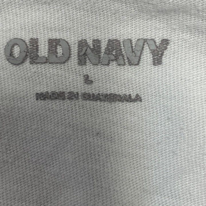 Old Navy Mens Large PolyCotton Boom Box Short Sleeve Crew Neck Tee Shirt
