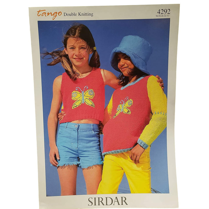 New Sirdar 4292 Tango Double Knitting Tank Top Child Sweater Pattern