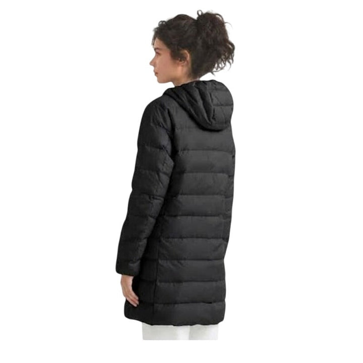 New Eddie Bauer Womens XS CirrusLite Black 650FP Down Hooded Puffer Parka Jacket