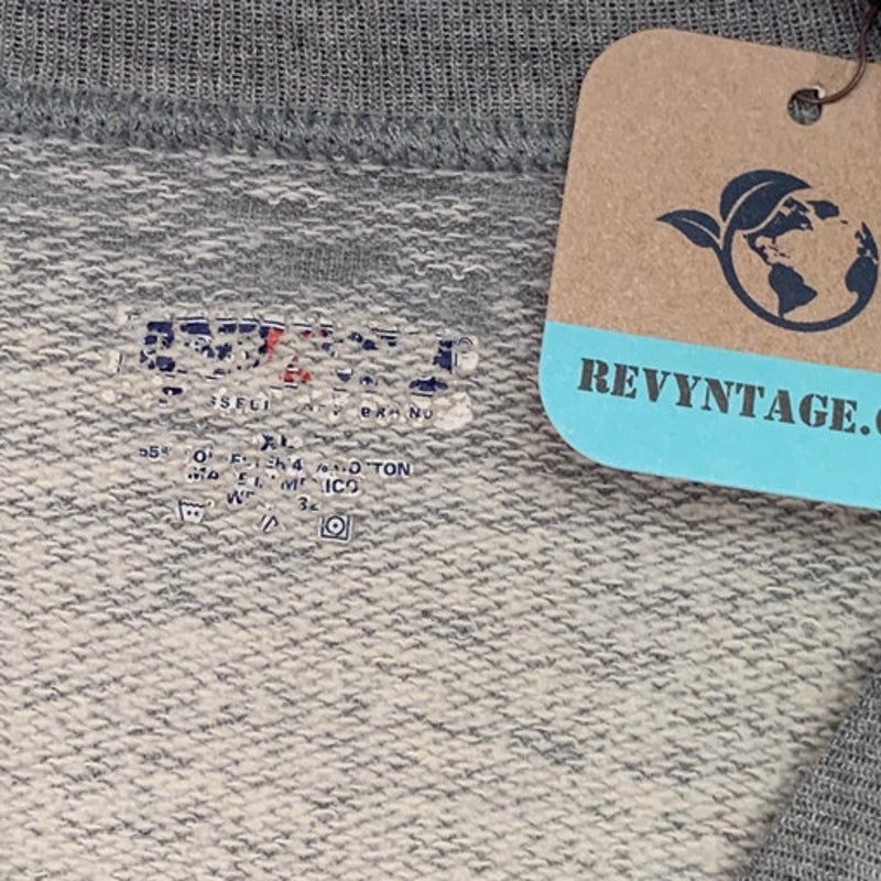 Upcycled Hand Printed Womens Large Kind Words Are Like Honey Soul Sweatshirt