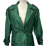 Vintage J Gallery Petites Size 9/10 Double Breasted Trench Coat Removeable Liner