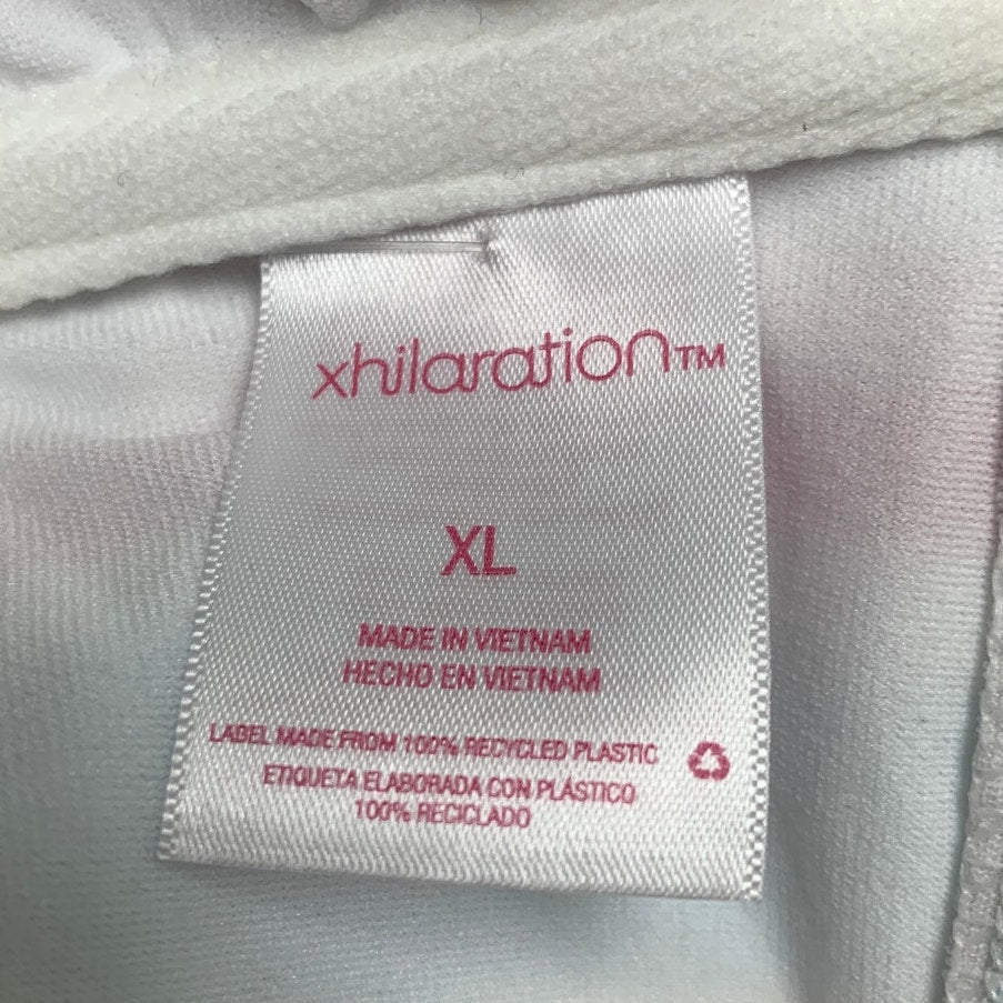 New Shade Shore Xhilaration Womens XL 2PC Striped Bikini Top &amp; Bottom Swim Suit