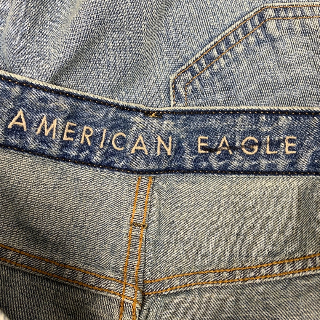 New American Eagle Mens 32 X 30 Cotton Blend Athletic Fit Denim Blue Jeans