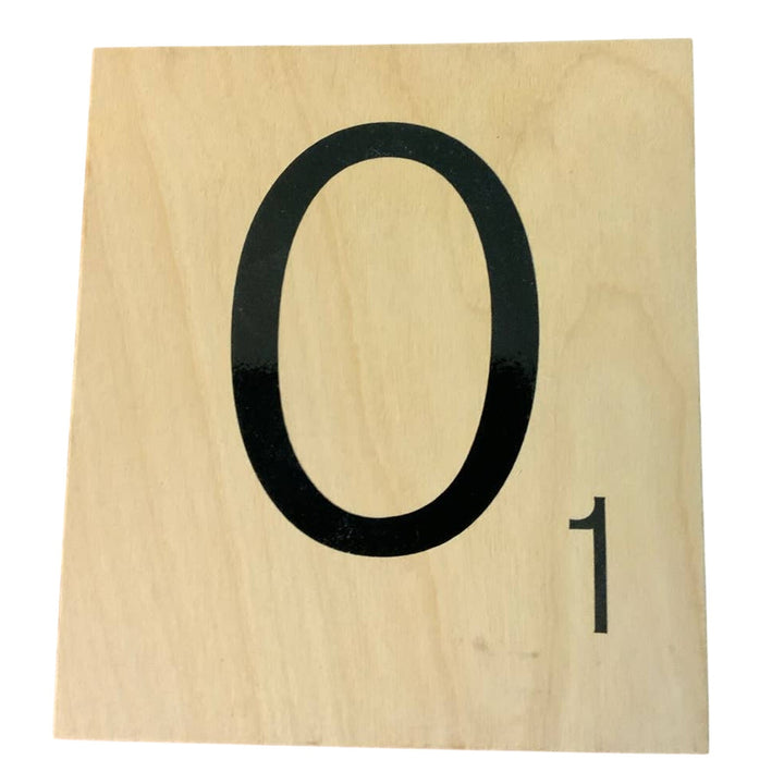 New 5" X 5.5" Scrabble Game Letter Wooden Alphabet Tiles Craft Supply Letter
