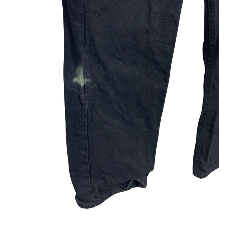 Wrangler Authentics Mens Size 36X29 Black 100% Cotton Classic Denim Jeans Flaw
