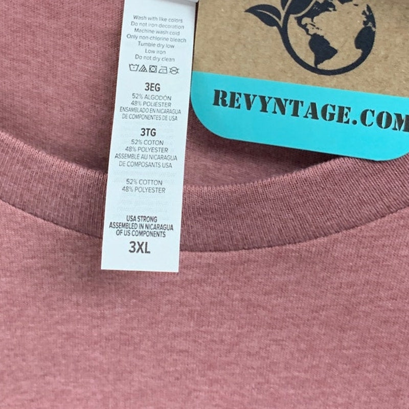 New Hand Printed Womens 3XL I Try Gentle Parenting Short Sleeve Tee Shirt