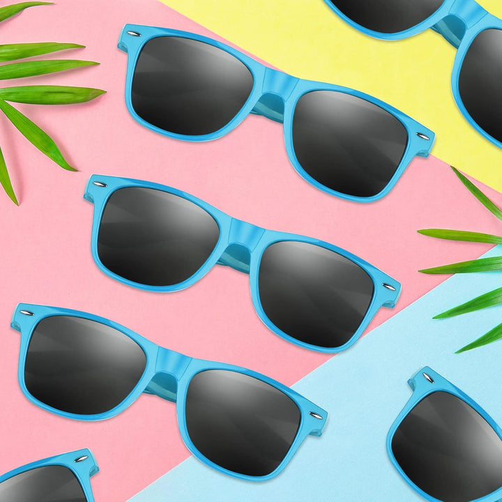 New Morcheiong 11pc Kids Blue Frame Pack Party Sunglasses Party Favors