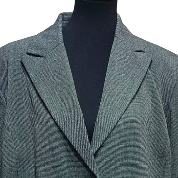 Rafaella Woman 18W Two Button Gray Polyester Blend Career Blazer Suit Jacket
