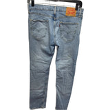 Levi's Mens 34 X 32 511 100% Cotton Regular Fit Straight Leg Denim Blue Jeans
