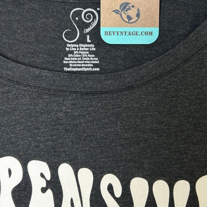 New Hand Printed Womens Large Expensive Difficult &amp; Talks Back Long Sleeve Tee