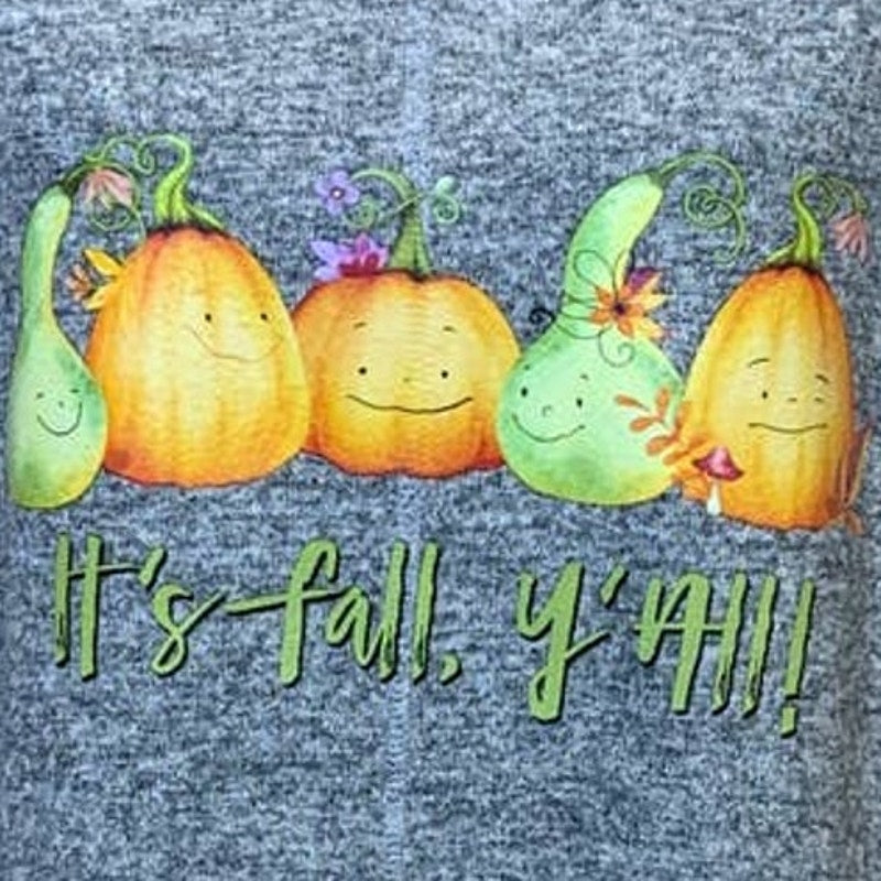 Hand Printed Upcycled XL Gray It&