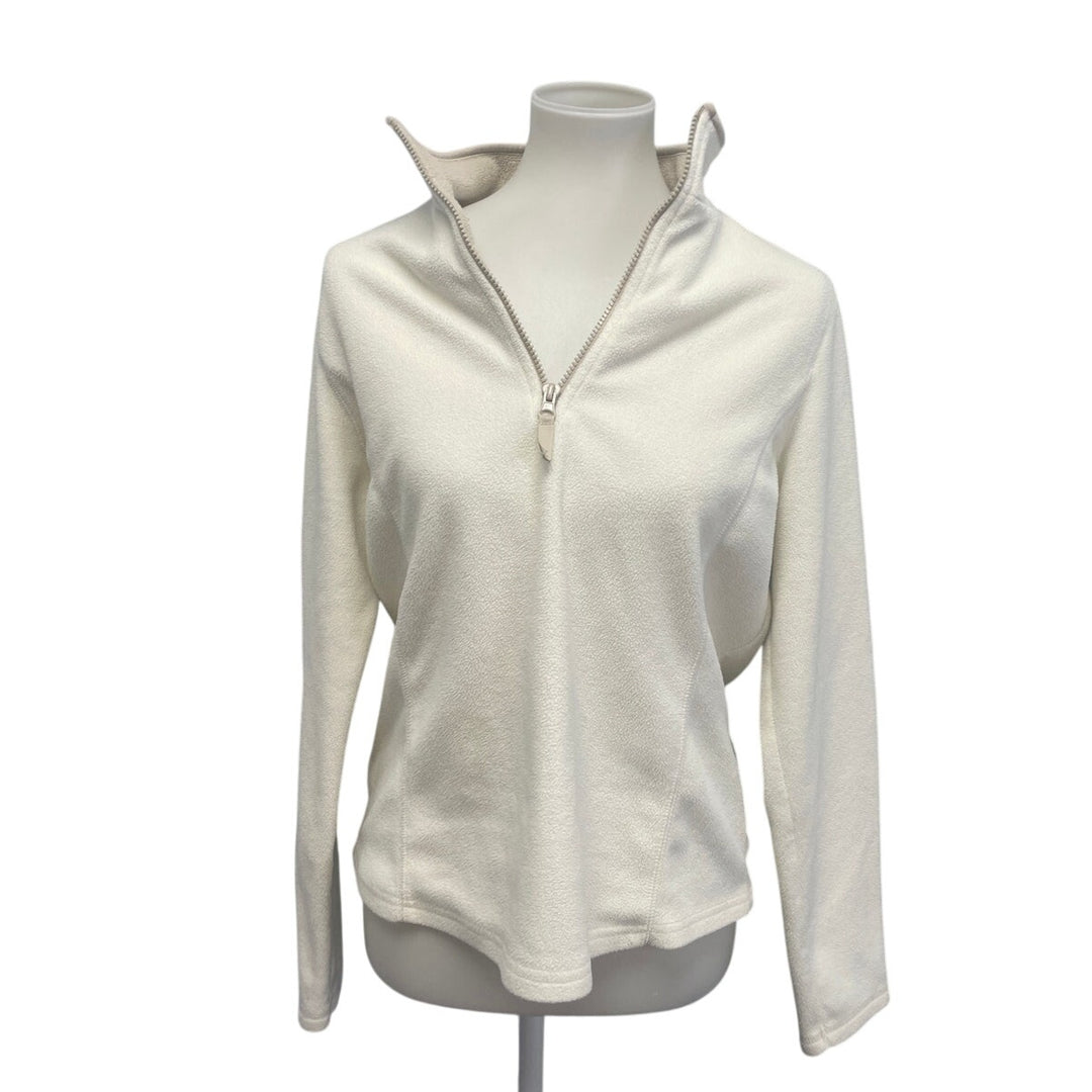 SJB Active Womens Large Polyester Long Sleeve Quarter Zip Pullover Sweatshirt