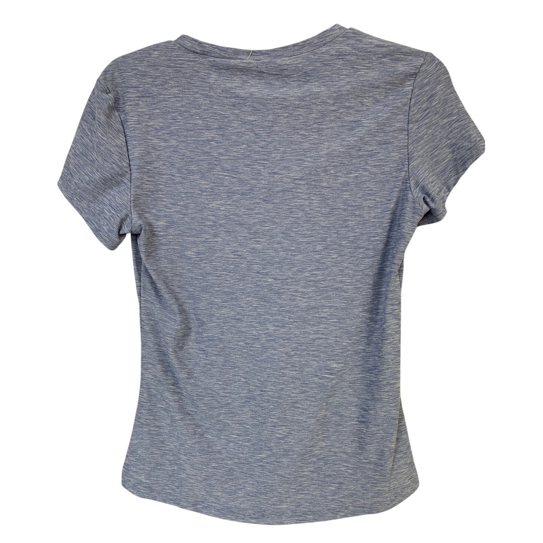 New Hand Printed Womens Small Save The Earth World Short Sleeve Tee Shirt