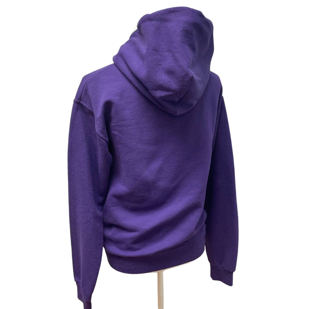 Harry Potter Womens Small Gold Glasses Purple Cotton Blend Hoodie Sweatshirt