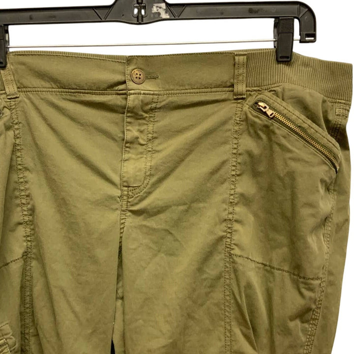 Sonoma Goods for Life Plus Size 18 Olive Green Cotton Blend Cargo Pants