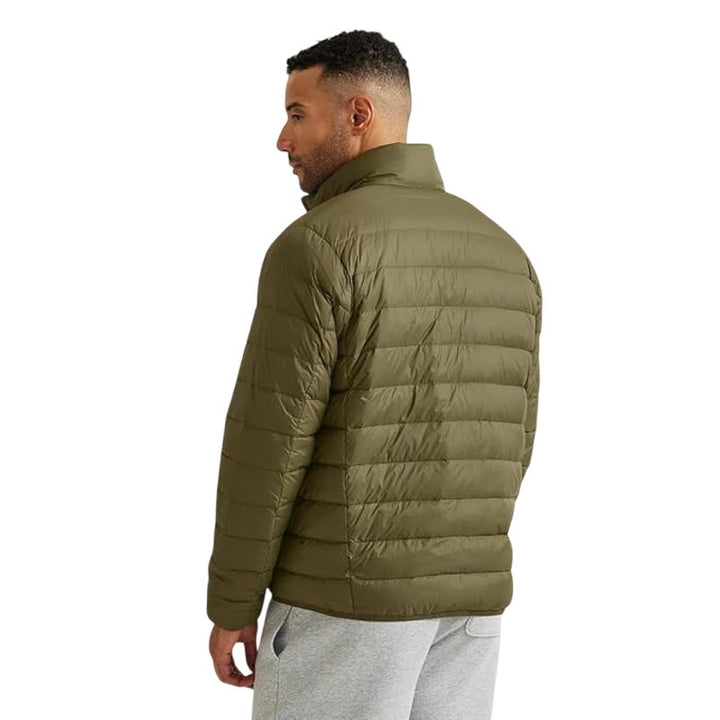 New Eddie Bauer Men Medium Alder Green CirrusLite 650FP Down ZipUp Puffer Jacket