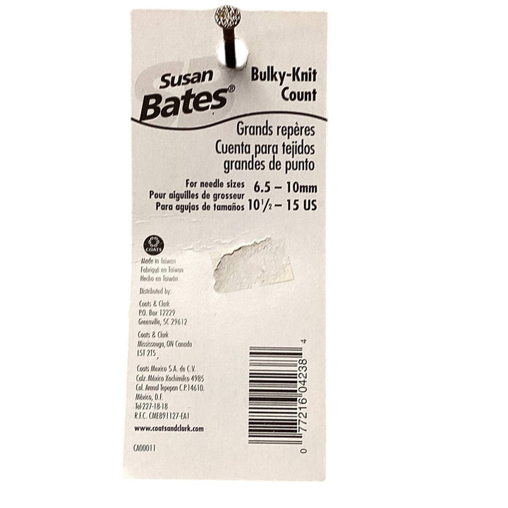 Lot of 2 New Susan Bates Blue Round Bulky Knit Counters Needle Size 10.5 to 15