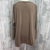 Hand Printed Upcycled 20W Vintage Reference Book Butterfly Page Long Sleeve Tee