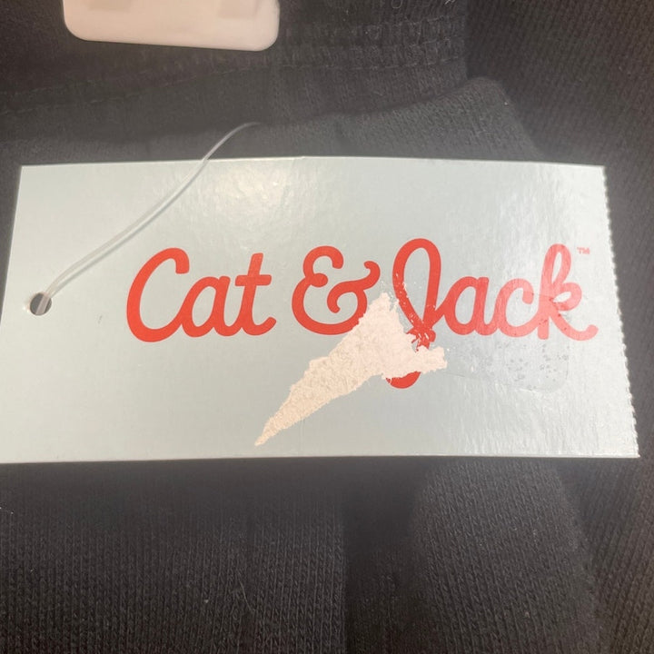 New Cat &amp; Jack Size 3T PolyCotton Mouth Decal Drawstring Waist Jogger Pants