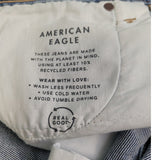 New American Eagle Womens Size 0 Regular Stretch Denim Blue Jeans