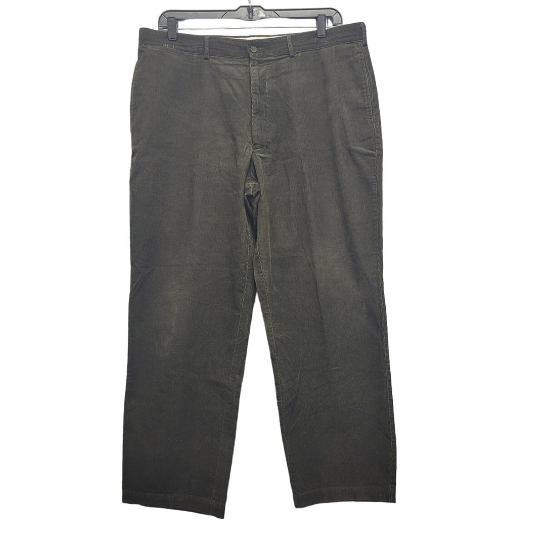 Structure Mens 40X30 Olive Green 100% Cotton Multi Pocket Corduroy Crosby Pants
