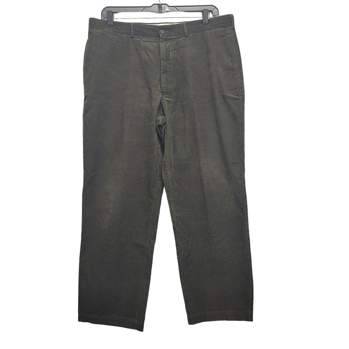 Structure Mens 40X30 Olive Green 100% Cotton Multi Pocket Corduroy Crosby Pants