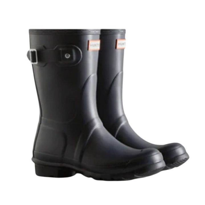 New Hunter Womens Size 10 Navy Original Short Rubber Waterproof Welly Rain Boots