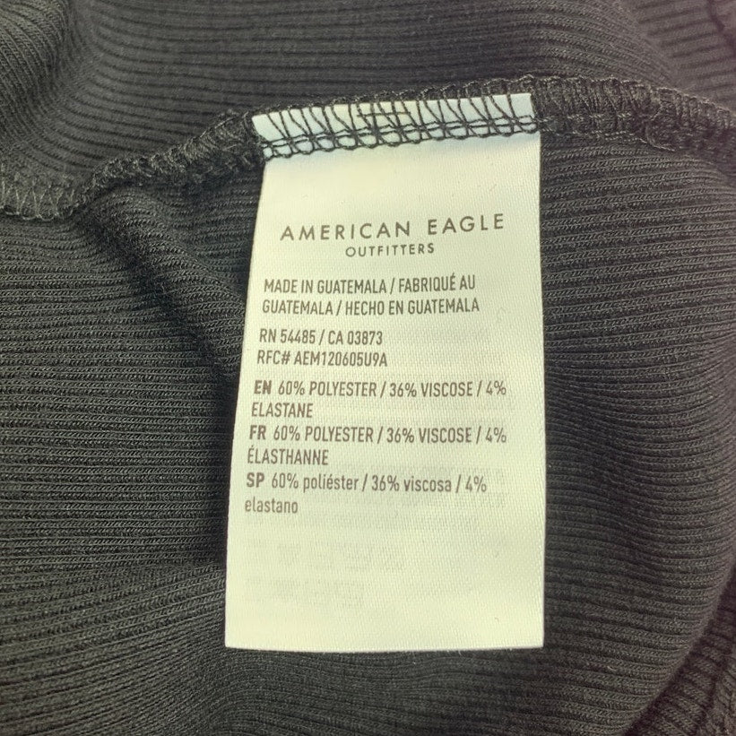2 New American Eagle Womens Small Pink Black Ribbed Sleeveless Tank Tops