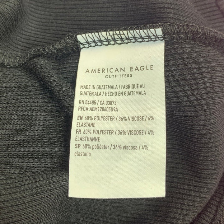 2 New American Eagle Womens Small Pink Black Ribbed Sleeveless Tank Tops