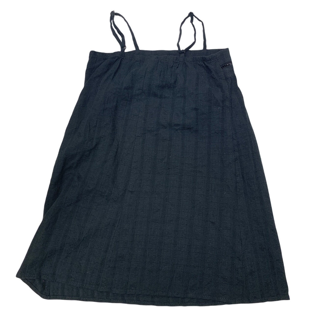 New Art Class Girls Small (6/7) Spaghetti Strap 100% Cotton Basic Black Dress