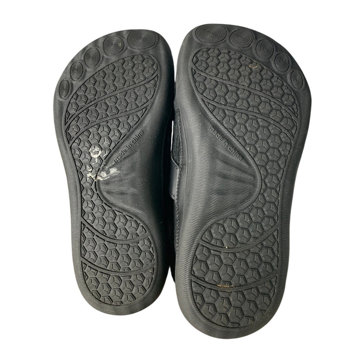 Spesoul Womens 6.5 Black Corduroy Wide Toe Box Hook Loop Slide On Slipper Shoes