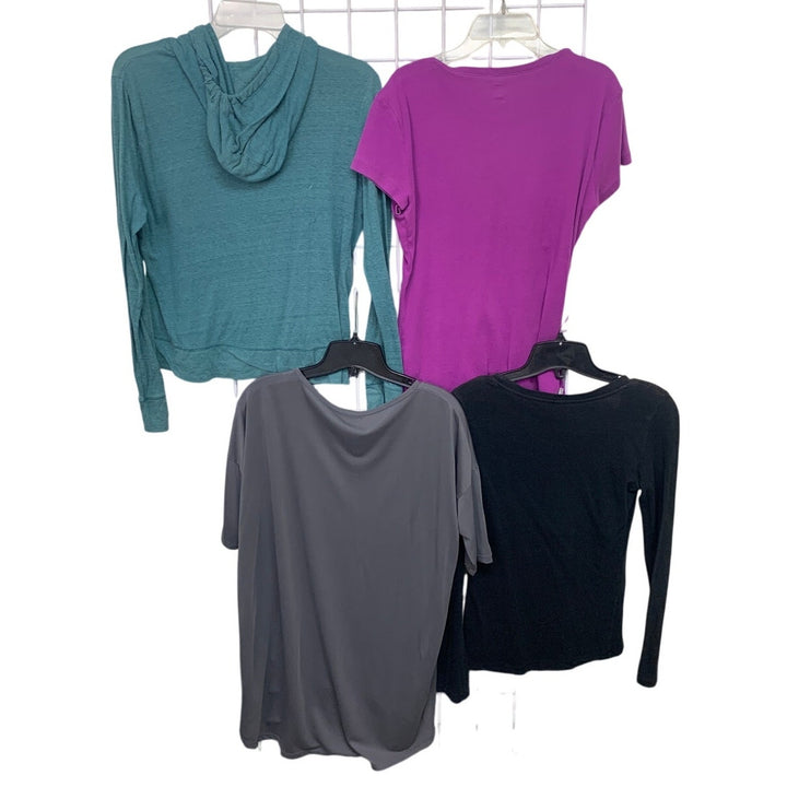 Lot of 4 Tommy Hilfiger Tresics Lularoe Womens Small Tee Hoodie Crew Neck Shirts
