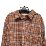 Mossimo Supply Co Mens 2XL 100% Cotton Plaid Long Sleeve Button Up Shirt