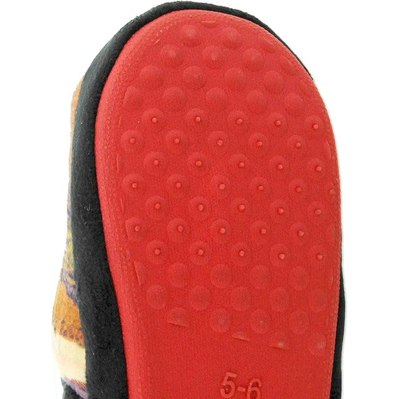 New Disney Cars Boys Size 5/6 Red Black Lightning McQueen Tow Mater Slippers