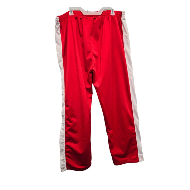 Red Oak Mens 2XL Ohio State Side Stripe Drawstring Waist Athletic Pants