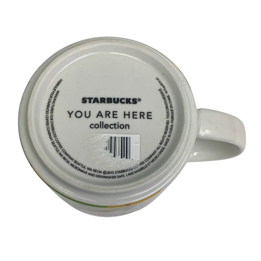 2015 New Starbucks You Are Here Collection Colorado 14oz Ceramic Coffee Mug Cup