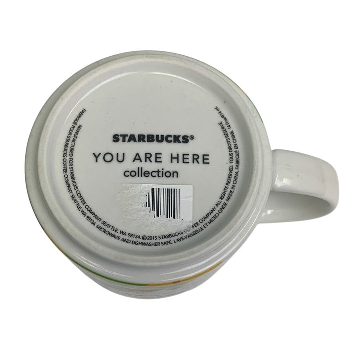 2015 New Starbucks You Are Here Collection Colorado 14oz Ceramic Coffee Mug Cup