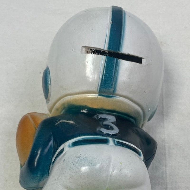 Vintage 1980s Plastic Football Player Boy 