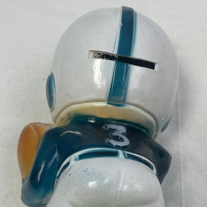 Vintage 1980s Plastic Football Player Boy 