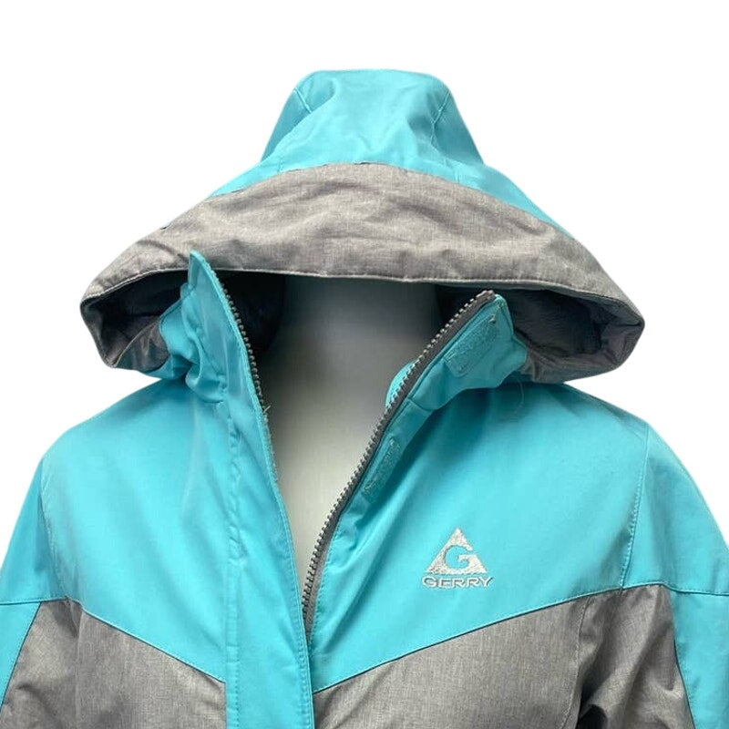Gerry Womens Large Full Zip Polyester Long Sleeve Hooded Warm Winter Coat
