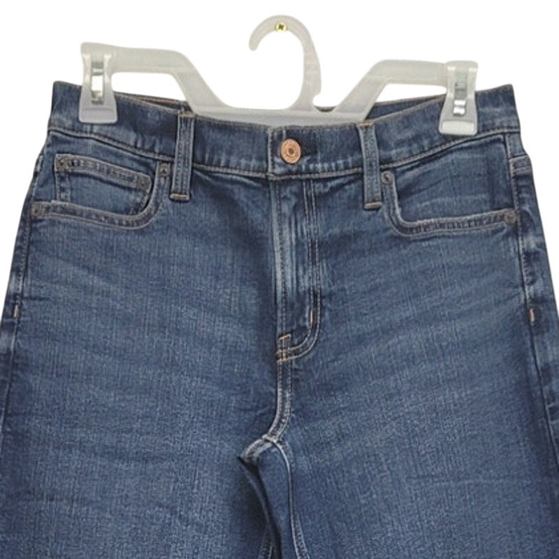 New American Eagle Size 0 Short Medium Rinse Stovepipe Jean Denim Blue Jeans