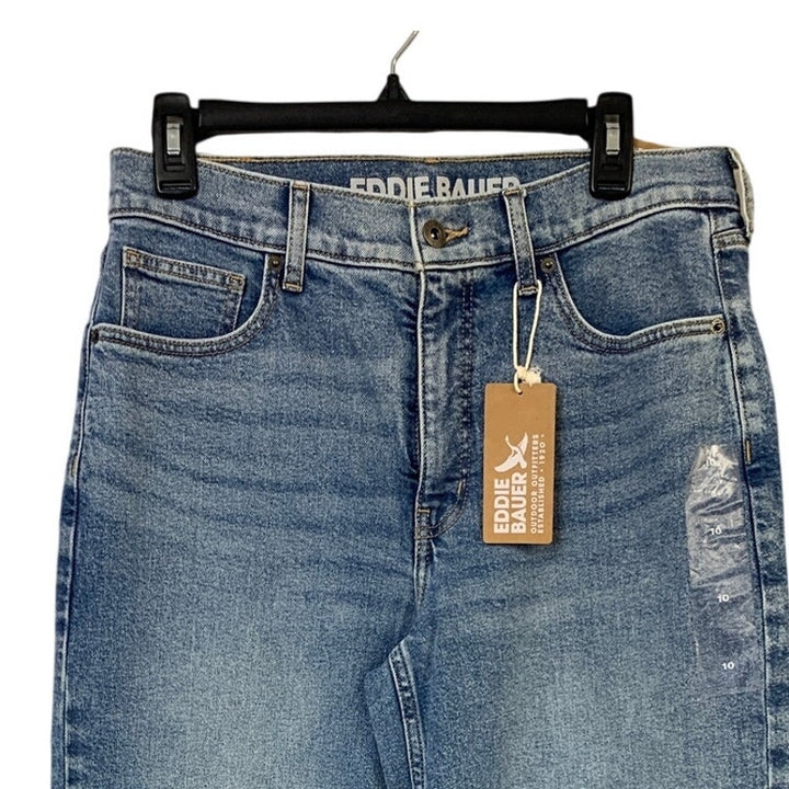 New Eddie Bauer Women HighRise Authentic Vintage Voyager Everyday Easy Crop Jean