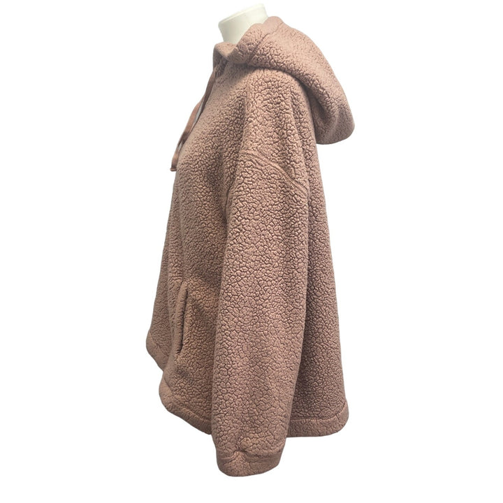 Universal Thread Womens 1X Super Soft Sherpa Feel Polyster Long Sleeve Hoodie