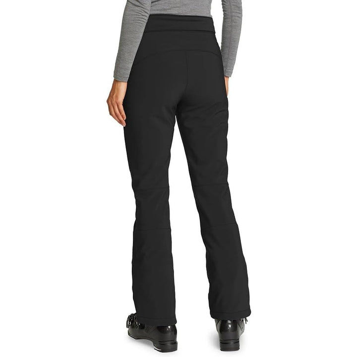 New Eddie Bauer Womens Black Alpenglow High Rise Stretch Ski Pants