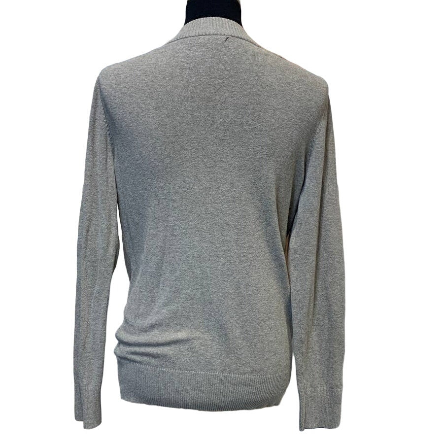 GAP Womens Large Deep V Neck Long Sleeve Cotton Blend Pullover Sweater