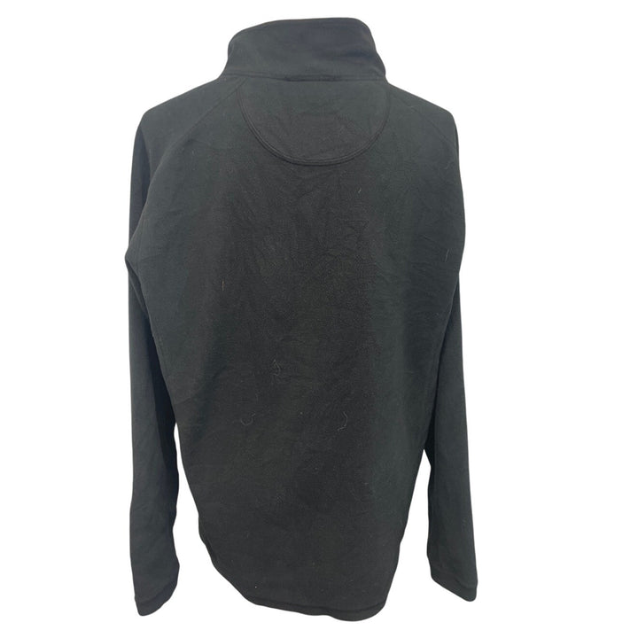 LL Bean Mens Large Regular 1/4 Zip 100% Polyester Long Sleeve Pullover Sweater